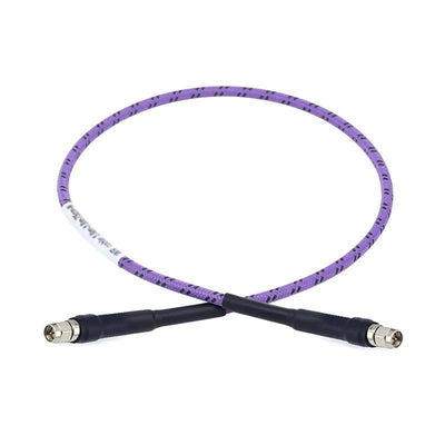 SMA Male to SMA Male Cable Assembly | 205A Low Loss Phase Stable Flexible Coax Cable With FEP Jacket | With Armor | DC - 18GHz