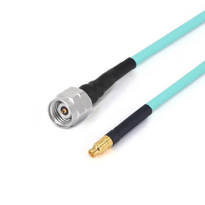 2.4mm Male to GPPO (Mini-SMP) Female Cable Using RG-405SS Flexible Coax, DC - 50GHz