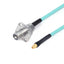 2.92mm 4 Hole Flange Female to G3PO(SMPS) Female Cable Assembly | RG-405SS Flexible Coax Cable | DC - 40GHz