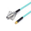 2.92mm Female with 4 Hole Flange to GPO (SMP) Female Cable Using RG-405SS Flexible Coax, DC - 40GHz