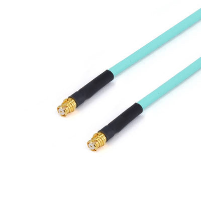 GPO (SMP) Female to GPO (SMP) Female Cable Using RG-405SS Flexible Coax, DC - 18GHz