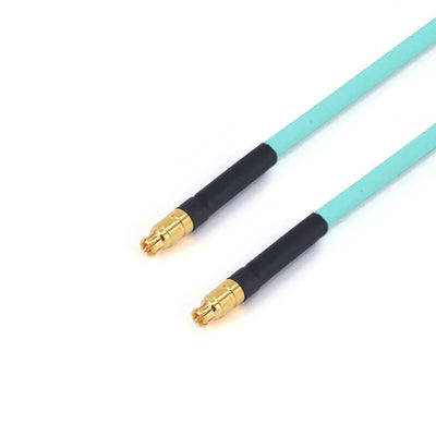 GPPO (Mini-SMP) Female to GPPO (Mini-SMP) Female Cable Using RG-405SS Flexible Coax, DC - 40GHz