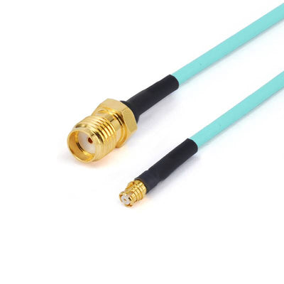 SMA Female to GPO (SMP) Female Cable Using RG-405SS Flexible Coax, DC - 26.5GHz