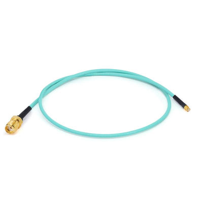 SMA Female to GPO (SMP) Female Cable Using RG-405SS Flexible Coax, DC - 26.5GHz