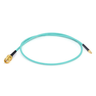 SMA Female to GPPO (Mini-SMP) Female Cable Using RG-405SS Flexible Coax, DC - 26.5GHz