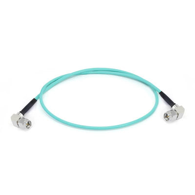 SMA Male With Right Angle to SMA Male With Right Angle Cable Using RG-405SS Flexible Coax, DC - 18GHz