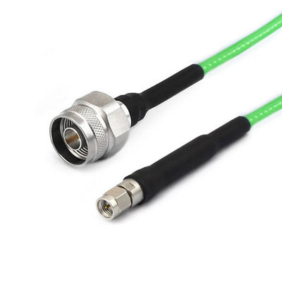 N Male to SMA Male Cable Using RG-402SS Flexible Coax, DC - 18GHz