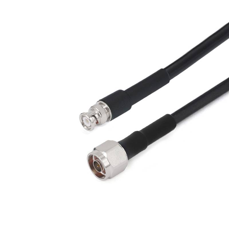 N Male to BNC Male Cable Assembly | LMR400 Flexible Coax Cable With PE Jacket | DC - 3GHz