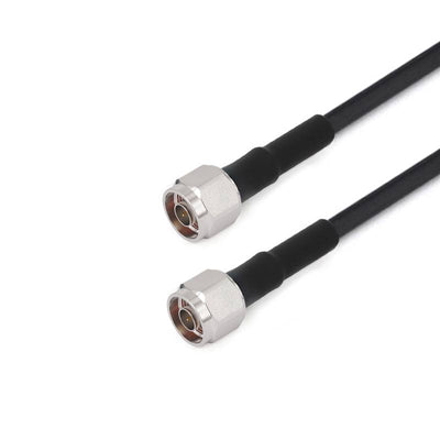 N Male to N Male Cable Assembly | LMR400 Flexible Coax Cable With PE Jacket | DC - 9GHz