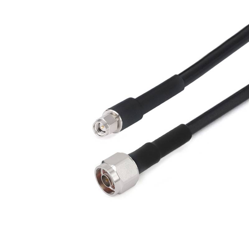 N Male to SMA Male Cable Assembly | LMR400 Flexible Coax Cable With PE Jacket | DC - 9GHz