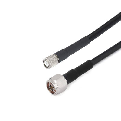 N Male to TNC Male Cable Assembly | LMR400 Flexible Coax Cable With PE Jacket | DC - 9GHz