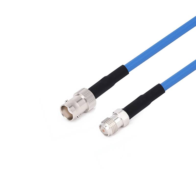 BNC Female to SMA Female Cable Assembly | RG142-PVC Flexible Coax Cable | DC-6GHz