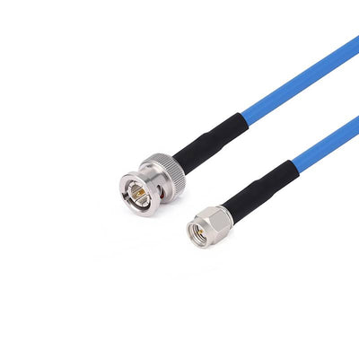 BNC Male to SMA Male Cable Assembly | RG142-PVC Flexible Coax Cable | DC-6GHz