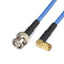 BNC Male to SMA Right Angle Male Cable Assembly | RG142-PVC Flexible Coax Cable | DC-3GHz