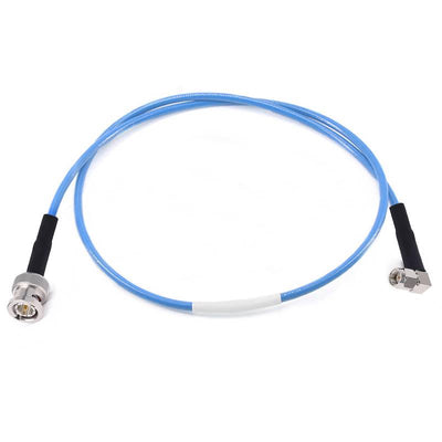 BNC Male to SMA Right Angle Male Cable Assembly | RG142-PVC Flexible Coax Cable | DC-3GHz