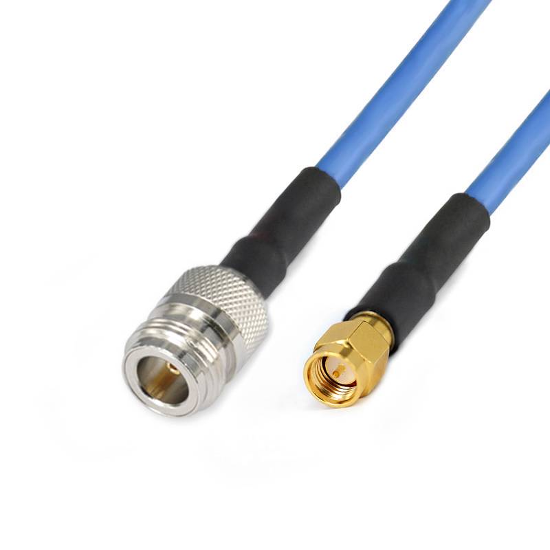 N Female to SMA Male Cable Assembly | RG142-PVC Flexible Coax Cable | DC-6GHz