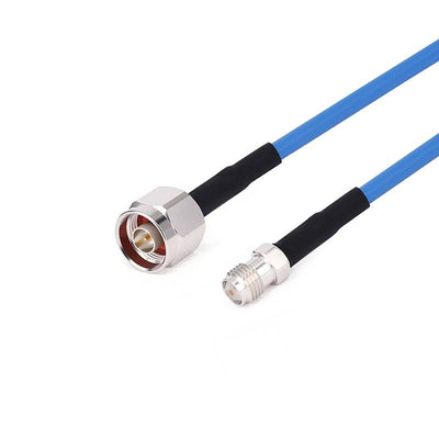 N Male to SMA Female Cable Assembly | RG142-PVC Flexible Coax Cable | DC-6GHz