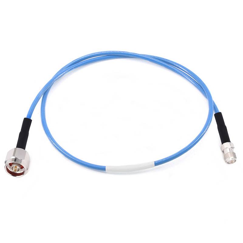 N Male to SMA Female Cable Assembly | RG142-PVC Flexible Coax Cable | DC-6GHz