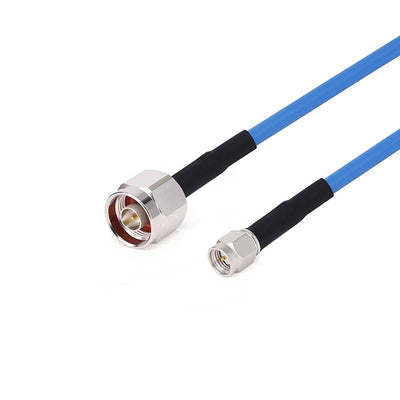 N Male to SMA Male Cable Assembly | RG142-PVC Flexible Coax Cable | DC-6GHz