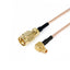 SMA Male to MMCX Male Right Angle Cable Using RG178 Flexible Coax, DC - 3GHz