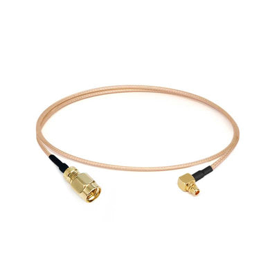 SMA Male to MMCX Male Right Angle Cable Using RG178 Flexible Coax, DC - 3GHz