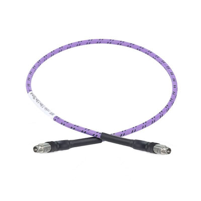 2.4mm Female to 2.4mm Female Cable Assembly | 147A Series Low Loss Phase Stable Flexible Coax Cable | With Armor | DC - 40GHz | 2.8dB/m@40GHz