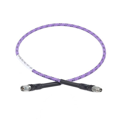 2.4mm Male to 2.4mm Female Cable Assembly | 147A Series Low Loss Phase Stable Flexible Coax Cable | With Armor | DC - 40GHz | 2.8dB/m@40GHz