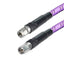 2.92mm Male to 2.4mm Male Cable Assembly | 147A Series Low Loss Phase Stable Flexible Coax Cable | With Armor | DC - 40GHz | 2.8dB/m@40GHz