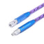 1.0mm Male to Female High-Frequency Low Loss Phase Stable Cable Assembly – DC to 110GHz, U12 Coax, Stainless Steel Hose, PU Jacket