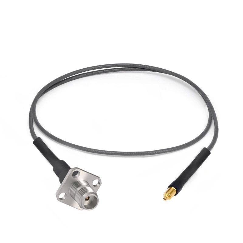 1.85mm Female to G3PO(SMPS) Female Cable Assembly | .047” U12 Series Low Loss Phase Stable Flexible Coax Cable | DC - 67GHz