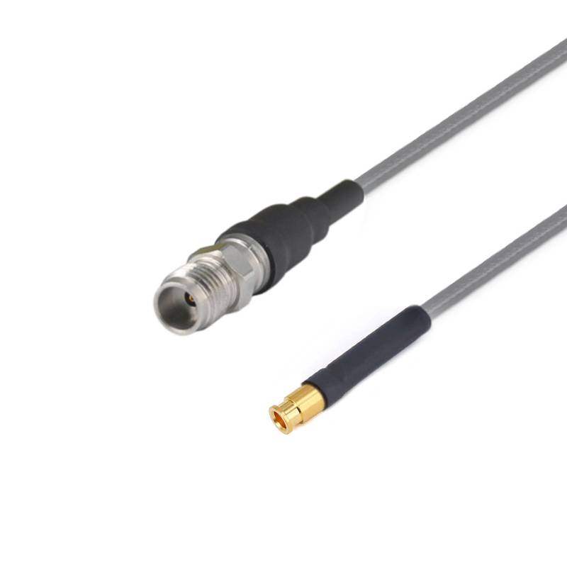 1.85mm Female to MMPX Female Cable Using 3506 Series Low Loss Phase Stable Flexible Coax, DC - 67GHz