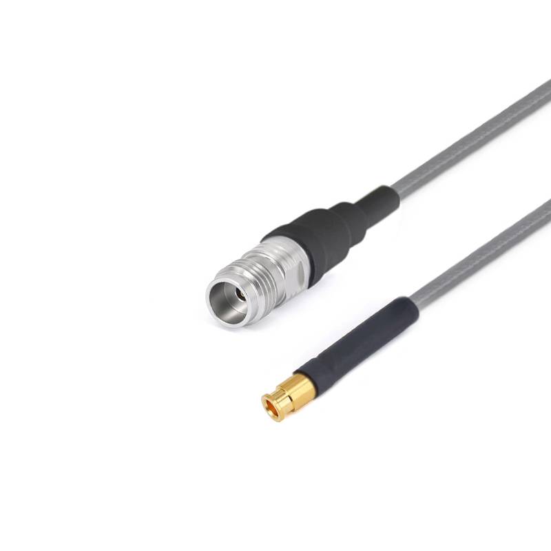 1.85mm Female to MMPX Female Cable Assembly | 3506 Series Low Loss Phase Stable Flexible Coax Cable | DC - 67GHz