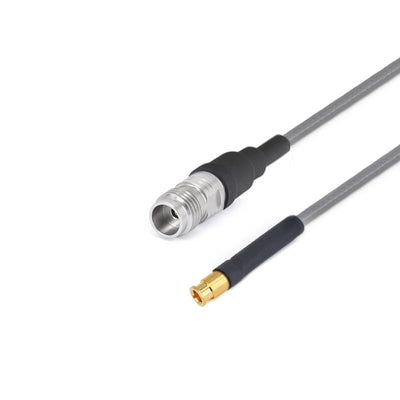 1.85mm Female to MMPX Female Cable Assembly | 3506 Series Low Loss Phase Stable Flexible Coax Cable | DC - 67GHz