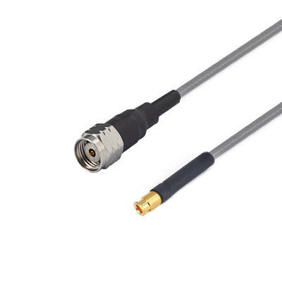 1.85mm Male to MMPX Female Cable Using 3506 Series Low Loss Phase Stable Flexible Coax, DC - 67GHz