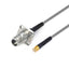 2.4mm Female with 4 Hole Flange to GPO (SMP) Female Cable Using 3506 Series Low Loss Phase Stable Flexible Coax, DC - 40GHz