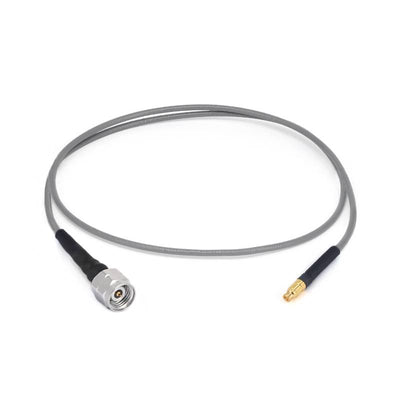 2.4mm Male to GPPO (Mini-SMP) Female Cable Using 3506 Series Low Loss Phase Stable Flexible Coax, DC - 50GHz