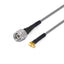 2.4mm Male to GPO (SMP) Female Right Angle Cable Using 3506 Series Low Loss Phase Stable Flexible Coax, DC - 18GHz