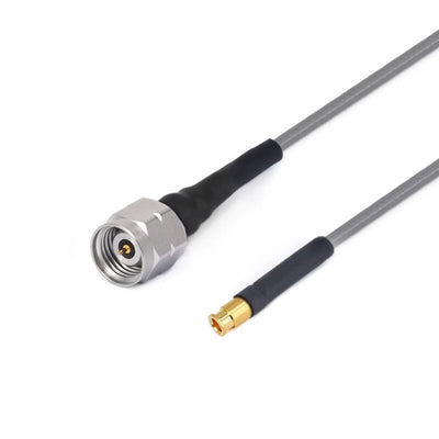 2.4mm Male to MMPX Female Cable Using 3506 Series Low Loss Phase Stable Flexible Coax, DC - 50GHz