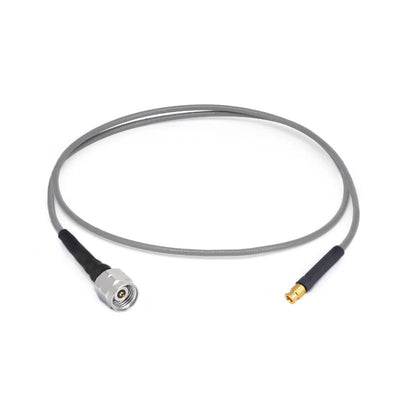 2.4mm Male to MMPX Female Cable Using 3506 Series Low Loss Phase Stable Flexible Coax, DC - 50GHz