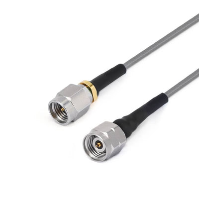 2.92mm Male to 2.4mm Male Cable Using 3506 Series Low Loss Phase Stable Flexible Coax, DC - 40GHz