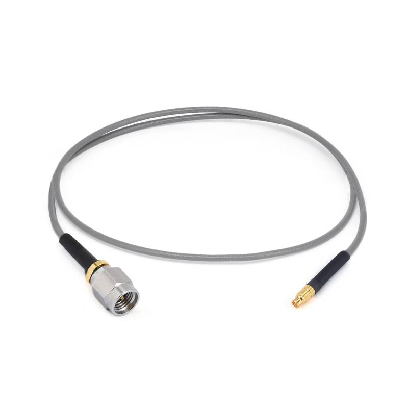 2.92mm Male to GPPO (Mini-SMP) Female Cable Using 3506 Series Low Loss Phase Stable Flexible Coax, DC - 40GHz