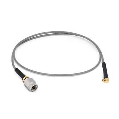 2.92mm Male to GPPO (Mini-SMP) Female Right Angle Cable Using 3506 Series Low Loss Phase Stable Flexible Coax, DC - 40GHz