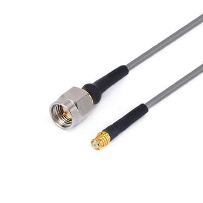 SMA Male to GPO (SMP) Female Cable Using 3506 Series Low Loss Phase Stable Flexible Coax, DC - 26.5GHz