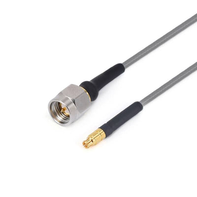 SMA Male to GPPO (Mini-SMP) Female Cable Using 3506 Series Low Loss Phase Stable Flexible Coax, DC - 26.5GHz