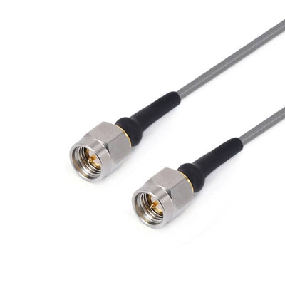 SMA Male to SMA Male Cable Using 3506 Series Low Loss Phase Stable Flexible Coax, DC - 26.5GHz