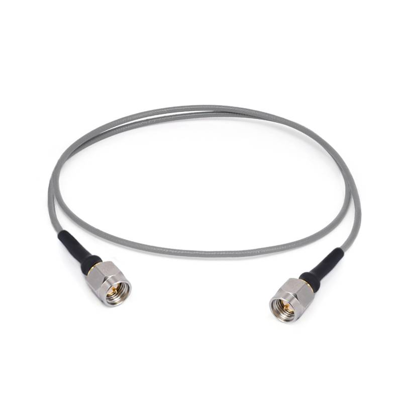 SMA Male to SMA Male Cable Using 3506 Series Low Loss Phase Stable Flexible Coax, DC - 26.5GHz