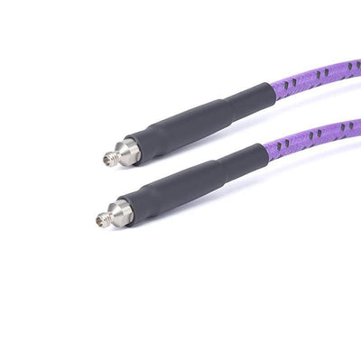 1.0mm Female to 1.0mm Female Cable Assembly |  U20 Series Low Loss Phase Stable Flexible Coax Cable | With Armor | DC - 110GHz