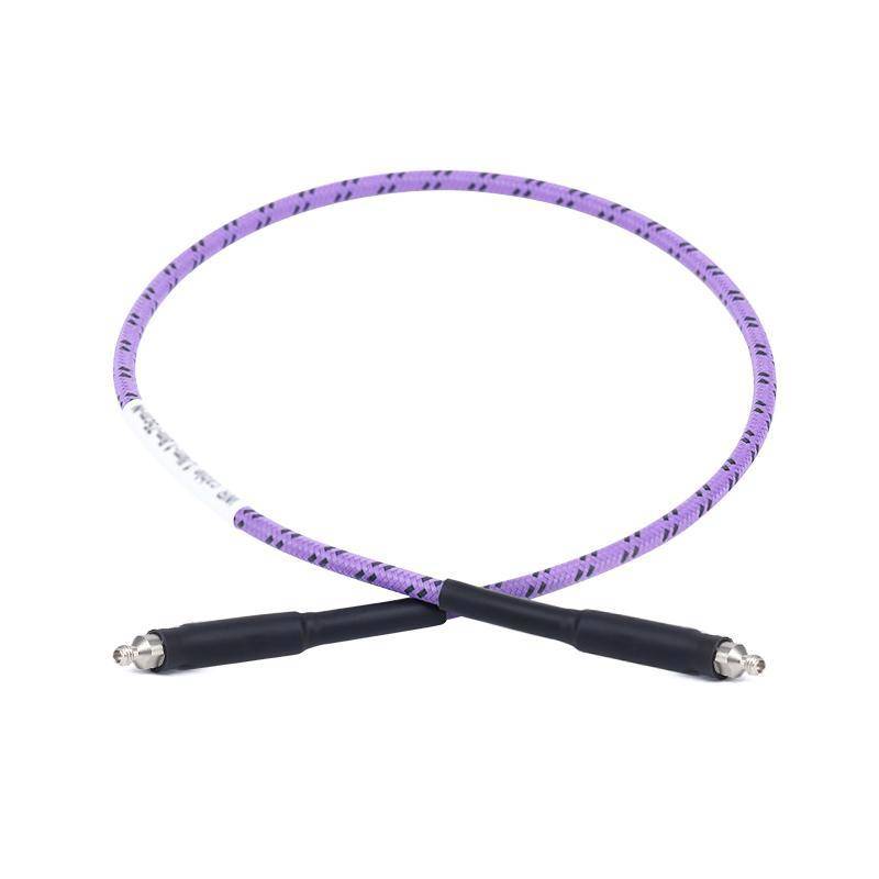 1.0mm Female to 1.0mm Female Cable Assembly |  U20 Series Low Loss Phase Stable Flexible Coax Cable | With Armor | DC - 110GHz