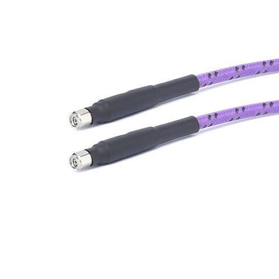 1.0mm Male to 1.0mm Male Cable Assembly |  U20 Series Low Loss Phase Stable Flexible Coax Cable | With Armor | DC - 110GHz