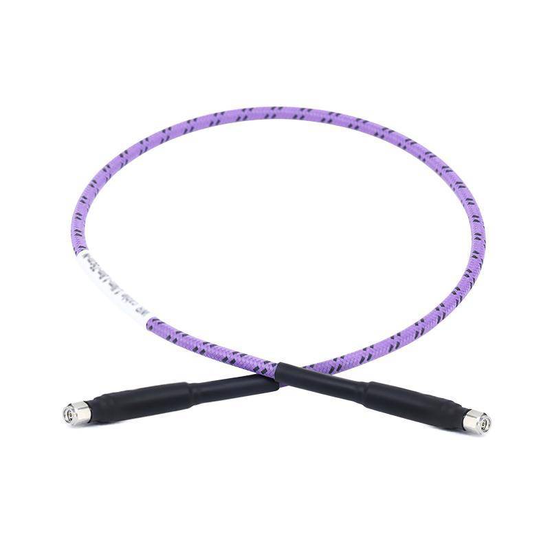 1.0mm Male to 1.0mm Male Cable Assembly |  U20 Series Low Loss Phase Stable Flexible Coax Cable | With Armor | DC - 110GHz